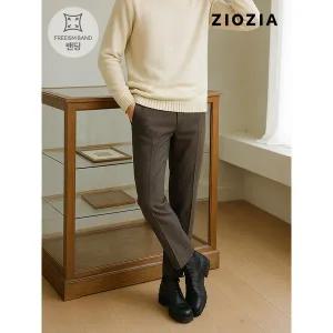 [하프클럽/지오지아]테이퍼드 핏 허리밴딩 팬츠 (ABD4PP1101)