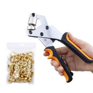 하도메 6mm 타공기 천공기 링 고리 칼러 칼라 핀 현수막 버클 펀칭 걸이 리벳기 뚫기 아일렛심 압착기 구멍