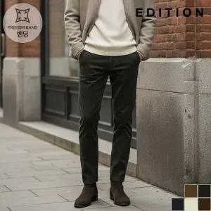 [에디션] 하프밴드 코듀로이 팬츠 I (NED4PP1904)