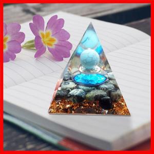 오르고나이트 피라미드 치유 에너지 메타트론 오르곤 천연 크리스탈 요가 스파 행운의 수집 포춘 선물 공예