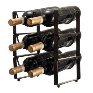 와인 와인잔 거치대 인테리어 홈파티 소형 진열대 맞춤 제작하다  북유럽 기하학적