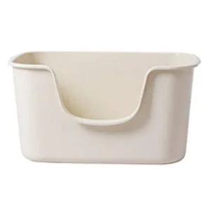 [콩심팥심]어니스트 고양이 대형 화장실 아이보리 1P 토일렛 야옹이대형화장실