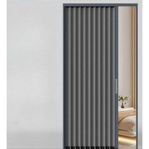 접이식 커텐형 중문 안방 베란다 프레임 파이션 미닫이 맞춤제작 업그레이드형고속철레일 화이트