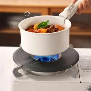 가스레인지 열전도판 원형 플레이트 탈부착 그을림방지 열판 버너 받침대 가스 주방