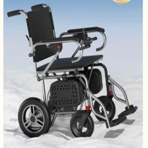 핑크바울몰 전동 여행용 휠체어 오토휠 경량 접이식 스마트 부모님 노인 장애인 의료용