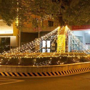 크리스마스 트리 전구 1000구 100m 야외 방수 200m 쇼핑몰