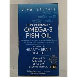 비바 내추럴 오메가3 피쉬 오일 2500mg 90ct BB0826