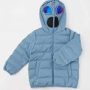 고글 패딩 키즈패딩 코발트블루 퀼팅 팬츠 아동 스키 눈썰매