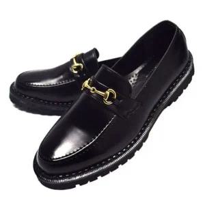 [하프클럽/]클래식 수제화 고급 통굽 신발 남성 구두 방한