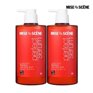 미쟝센 퍼펙트 슈퍼리치 세럼 샴푸 900ml X 2