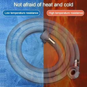 세탁기 급수 호스 유연한 식기세척기 연장 주름진 씰