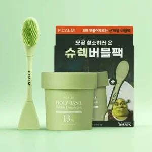 피캄 홀리바질 모공 버블 딥 마스크 90g+듀얼모공브러쉬 올리브영기획