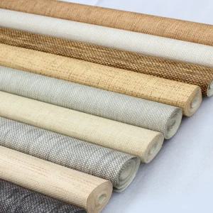 라탄 벽지 일식 다다미 마대 격자 멍석 친환경 레트로 짚 라탄종이벽지 고급거실