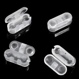 블라인드 코드 수직 로만 롤러 볼 체인 커넥터용 30개 커넥터 그늘막 투명 플라스틱 비드 클립(볼 직경 4mm)