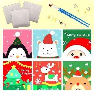 [콩심팥심]세트 그림 DIY 액자 팝아트 유화그리기 크리스마스 크