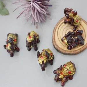 ksr 미니 코끼리 6P  브라운) 코끼리인형 인테리어인형 거실소품 거실인테리어