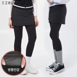 [이지바이]투엘라 레이첼 여성 골프 밴딩 패딩 치마 데일리 아웃도어 스판 기모 레깅스(W5WP31)