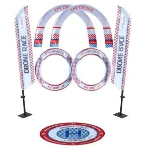 드론 장애물 훈련 연습용 장비 게이트 골대 경기장