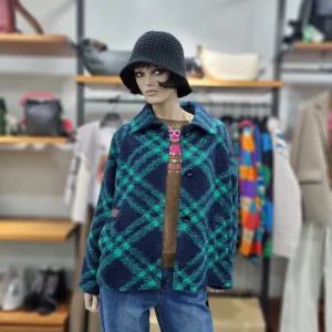 베네통/애플아울렛/발칸 체크 코트/BACTA3561