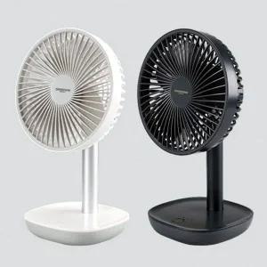 [셀러에이드]USB 캠핑 저소음 겸용 미니 DC 무선 KC 4단계 선풍기