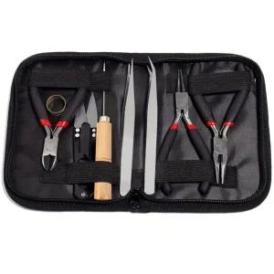 비즈 공예 공구 diy 니퍼 부자재 펜치 악세사리 도구 8종세트 평집게 송곳 오링집게