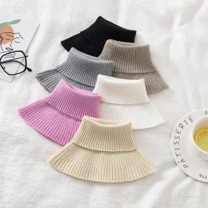 간절기 겨울착용 신축성좋은 얇은 니트 페이크 목폴라 넥워머목토시