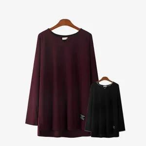 에스티아 1023 멜로 스티치 티셔츠 빅사이즈