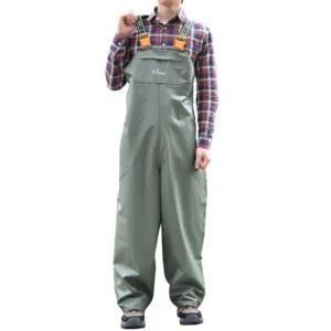 질기고 견고한 방수 멜빵바지 갑바 수산업작업복