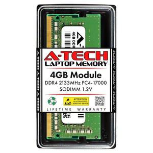 A-Tech 4GB DDR4 2133MHz SODIMM PC4-17000 (PC4-2133P) CL15 비ECC 노트북 RAM 메모리 모듈