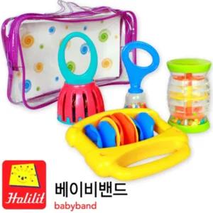 할릴릿 MS9000 베이비 밴드쉐이커 레인메이커 악기장난감 음악놀이 교육용 세트 케이지벨 마라카스