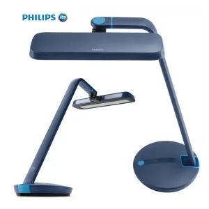 [필립스]시력보호 LED 스탠드 스트라이더 66111 다크블루 백라이트 허니콤 깜빡임 블루라이트차단