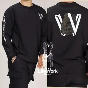 라이프워크 SG 시그니처 투웨이스판 기모 트레이닝복 세트 - 가을 겨울 신상(남여공용)