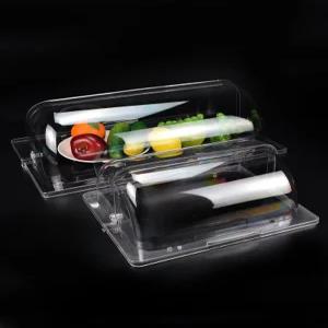 카페 돔커버 사각 빵뚜껑 아크릴 덮개 커버 투명 푸드