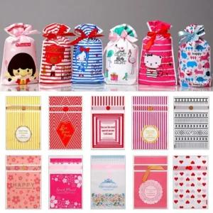 비닐 선물 포장봉투 50매 답례품 생일 포장지 봉투