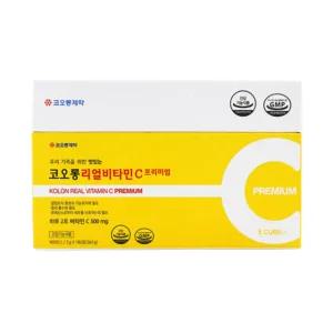 코오롱제약 리얼비타민C 프리미엄 180포(3개월분) 500mg 시지않는 분말타입 맛있는