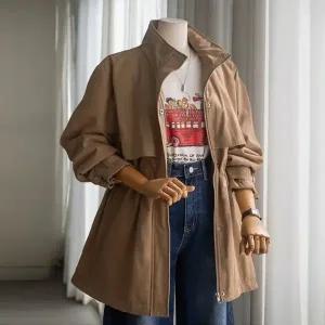 (안나앤모드) A. 레큰 밍크 케이프 하프야상[자켓D0923N01]