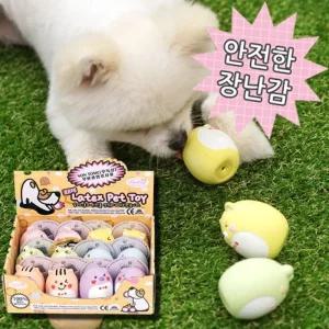 패리스독 5번 에그 애니멀 라텍스 토이 12ea라텍스토이 강아지라텍스장난감