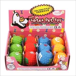 패리스독 10번 플레이볼 스몰 라텍스 토이 12ea훈련장난감 애견공장난감 공