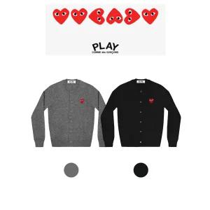 꼼데가르송 라운드넥 가디건 여성