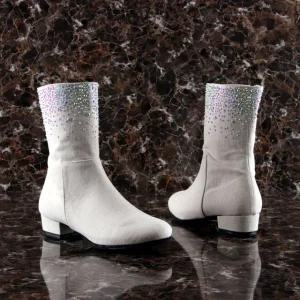 슈띠끄 수제 여성 댄스화 라인 댄스 부츠 사교 스포츠 방송 럭셔리 보석마부츠 SWD1301