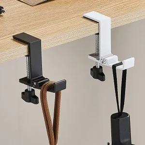 더올데이즈 접이식 폴딩형 책상 가방 걸이 사무실 거치대 테이블 무타공 고리 후크 행거