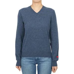 꼼데가르송 미니 레드와펜 여성 니트 AZ N089 051 1