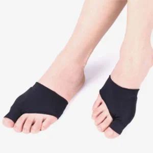 엄지 발가락 통증 예방 실리콘 패드 부분 양말 밴드