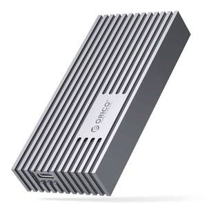 ORICO 40Gbps NVMe SSD 인클로저, M-Key 4TB 2280용 M.2 to USB-C 어댑터, 알루미늄 M2 외장 케이스, Thunderbolt 3/4 USB3.2/3.1/3.0/Type -M234-Grey와 호환됨