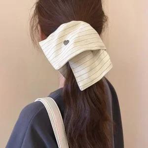 여자 묶음머리 헤어슈슈 머리끈세트 사각곱창밴드 포인트 곱창밴드 하트 곱창끈 머리