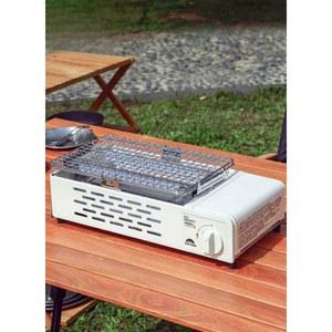 노 야끼니꾸 가스버너 그릴 하얀색 캠핑 멀티 미니화로 화로 플레이트 꼬치구이