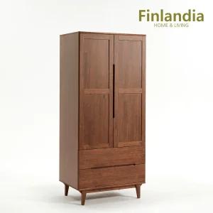 오로라 월넛 원목 장롱 옷장