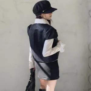 [다잇템] 여성 카파넥 무스탕 힙무드 베스트 뽀글이 베스트