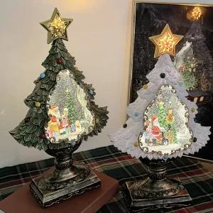 크리스마스 대형 트리 스노우볼 오르골 무드등 크리스마스선물 장식 소품 3type