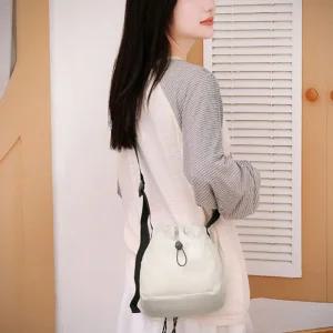 미니 크로스백 스트링 클로징 조절형 스트랩 가방 외출 1020여성 데일리 캐주얼 가벼운